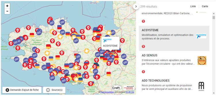 Annuaire des offreurs de solutions pour la transition énergétique en Bretagne
